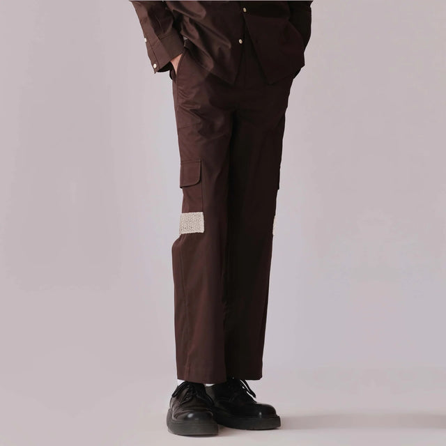 Dark Brown Uniform Pants - The Silk Road 