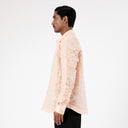 Actin Wrinkled Shirt- Salmon