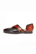 Black And Wine Roman Caligae Shoes - The Silk Road 