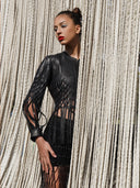Attalea Leather Jacket Black