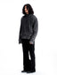 Beehive Hoodie – Black Washed Effect