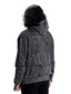 Beehive Hoodie – Black Washed Effect