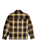 Medullary Ombre Checks Shirt- Brown