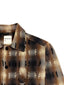 Medullary Ombre Checks Shirt- Brown