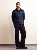 Membrane Crochet Bomber Jacket