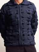 Membrane Crochet Bomber Jacket