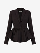 Celeste Peplum Jacket in Espresso