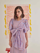 Big Bow Striper Dress