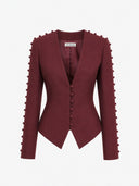 Blaire Jacket in Burgundy