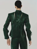 Brianna Leather Jacket Olive