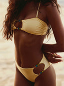 Camilla Yellow Iris High Waist Bottom