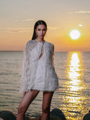 Crystal Sequin Mini Dress
