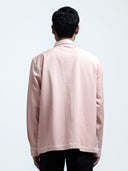 Canopy Denim Shirt- Full Sleeves- Salmon