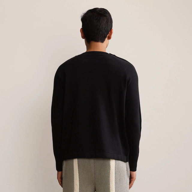 Shelter Tee Full Sleeves- BL - The Silk Road 