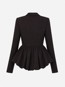 Celeste Peplum Jacket in Espresso