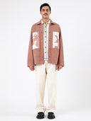 Collagen Overshirt 102 - Salmon