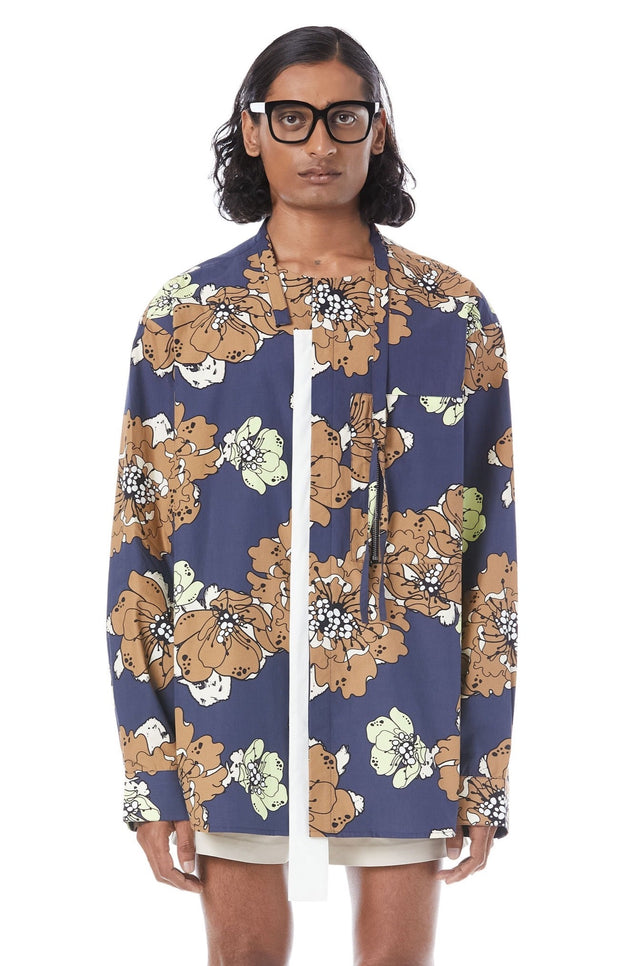 Floral Zip Pocket Shirt