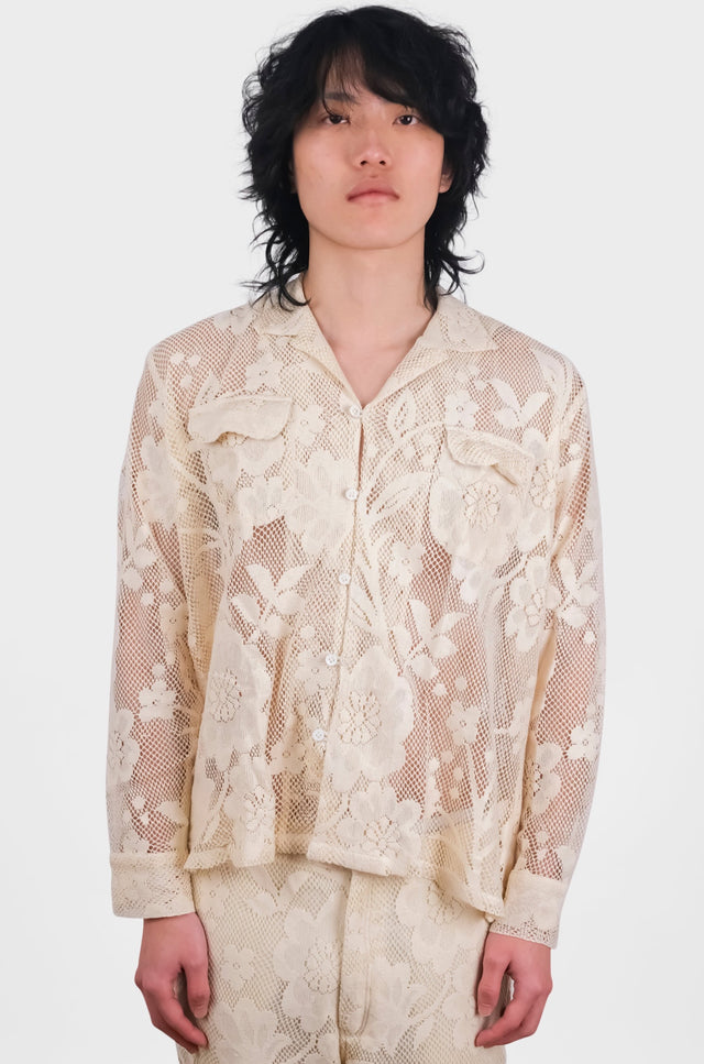 Lace Full Sleeve Shirt - The Silk Road 