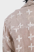 Embroidered Full Sleeve Shirt - The Silk Road 