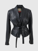 Damian Leather Jacket Black