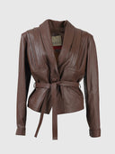 Damian Leather Jacket Brown