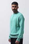 Stem Pullover- Green - The Silk Road 