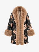 Esme Floral Fur Coat