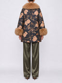 Esme Floral Fur Coat