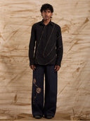 Evergreen Shirt Checks Black