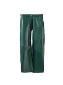 Gabriel Leather Pants Olive