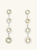 Polki Four Dot Earrings