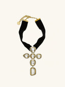 Polki Cross Ayesha Choker