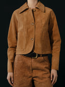 Harper Suede Jacket Beige