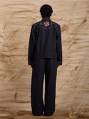 Hibiscus Hand Embroidered Jacket