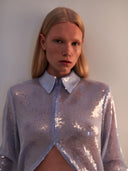 Hudson – Sequin Shirt with Zipper Detail