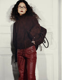 Jason Leather Pants Red