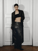 Harlow Leather Black Pants