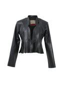 Brianna II Leather Jacket Black
