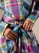Vani Madras Check Sarong Dress
