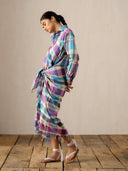Vani Madras Check Sarong Dress