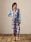 Vani Madras Check Sarong Dress