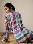 Vani Madras Check Sarong Dress