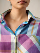 Vani Madras Check Sarong Dress
