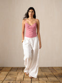 Aaliya Cotton Linen Corset Set