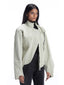 IVY Jacket – Creme Vegan PU Suede Leather