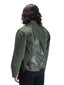 IVY Jacket – Premium Green Vegan PU Suede Leather Jacket