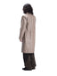 IVY Overcoat – Beige Vegan PU Suede Leather