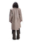 IVY Overcoat – Beige Vegan PU Suede Leather