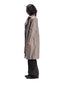 IVY Overcoat – Beige Vegan PU Suede Leather