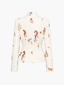Magnolia Floral Military Tang Jacket